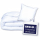 Pack couette 140x200 cm + 1 oreiller 60x60 cm + 1 Protege oreiller 60x60 cm - garnissage 100% Polyester - 350g/m² - blanc - DODO