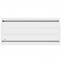 AIRELEC AIREVO modele Bas 750 Watts - Radiateur électrique Chaleur Douce - Coloris blanc brillant - Origine France Garantie