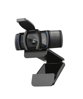 Webcam HD - Logitech - C920S Pro - USB avec microphone stéréo intégré - Noir