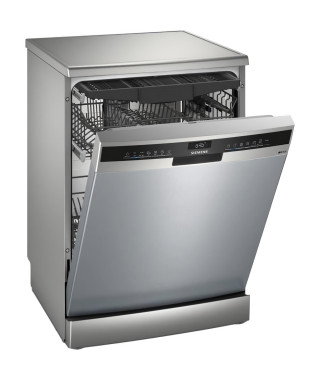 Lave-vaisselle pose libre SIEMENS SN23HI02ME iQ300 - 14 couverts - Induction - L60cm - 42dB - Gris Inox