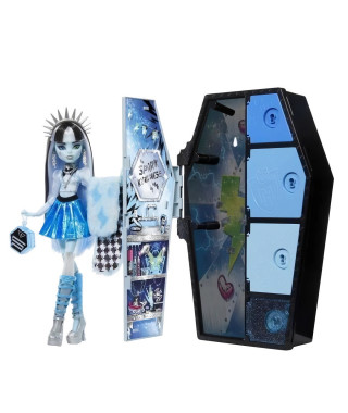 Monster High - Casiers Secrets de Frankie Stein Look Irisé - Poupée - MONSTER HIGH - HNF75 - POUPEE MANNEQUIN MONSTER HIGH