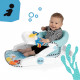 BABY EINSTEIN Sea of Support 2-en-1, siege au sol position assise, avec tablette et jouets amovibles, a partir de 4 mois