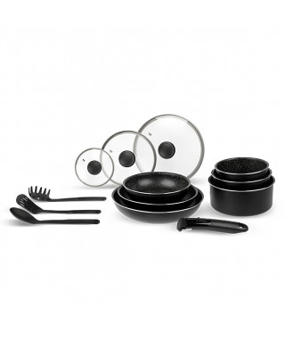 Batterie de cuisine SITRAM 13 pieces - Aluminium pressé