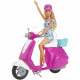 Barbie - Barbie Et Son Scooter - Poupée - 3 Ans Et +