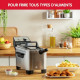 MOULINEX Friteuse électrique semi-professionnelle, 3 L, Résistance immergée, Température contrôlée, Position d'égouttage AM33…