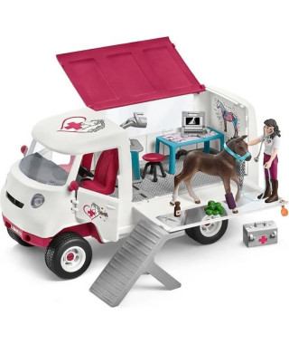 Coffret Vétérinaire Mobile avec poulain Hanovrien SCHLEICH - Gamme Horse Club