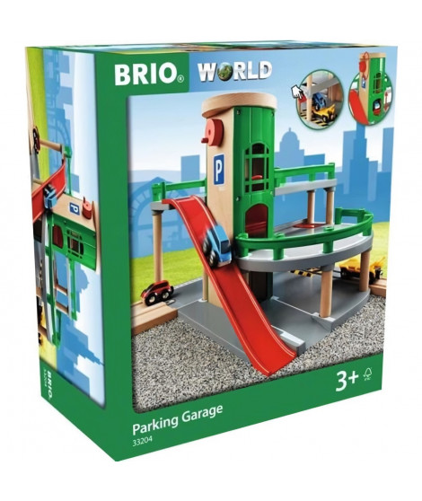 Garage Rail / Route BRIO World - Ravensburger - 3 niveaux - Mixte des 3 ans