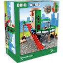 Garage Rail / Route BRIO World - Ravensburger - 3 niveaux - Mixte des 3 ans