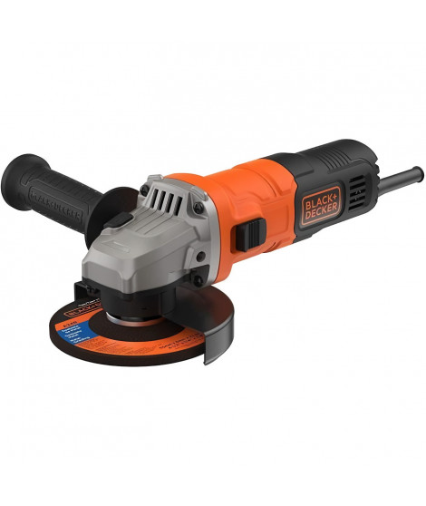 Meuleuse d'Angle Filaire BLACK+DECKER BEG010-QS - 710W - Poignée Latérale 3 Positions