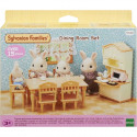 Figurines miniatures - SYLVANIAN FAMILIES - La salle a manger - Set complet pour meubler une salle a manger