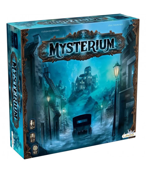 Libellud, Mysterium, Jeu de Société des 10 ans, Jeu d'Enquete Mystérieux & Coopératif, de 2 a 7 joueurs, 45 min, en Français