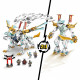 LEGO NINJAGO 71786 La Créature Dragon de Glace de Zane, Jouet 2-en-1, Figurine de Dragon et Minifigurines