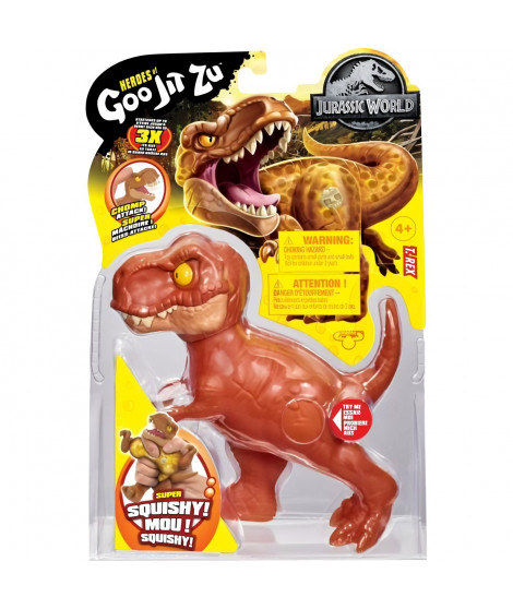 Figurine Dino T-Rex Jurassic World MOOSE TOYS - 14 cm - Pour Enfant a partir de 4 ans