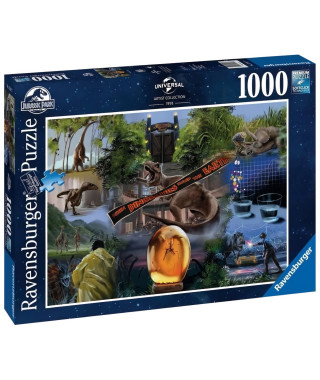 Ravensburger - Puzzle 1000 pieces - Jurassic Park - Cinéma et publicité - Multicolore - 14 ans