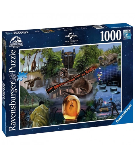 Ravensburger - Puzzle 1000 pieces - Jurassic Park - Cinéma et publicité - Multicolore - 14 ans