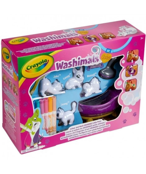 Washimals Coffret mes animaux a colorier - CRAYOLA