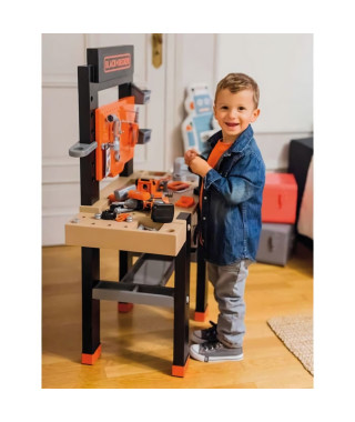 Smoby Établi de jeu pour enfants BLACK+DECKER