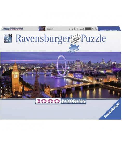 Puzzle 1000 pieces - Londres de nuit - Ravensburger - Puzzle adultes - Des 14 ans