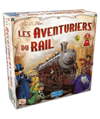 Les Aventuriers du Rail - Unbox Now - Jeu de société - a partir de 8 ans - 2 a 5 joueurs - Compatible avec Alexa - Days of Wo…