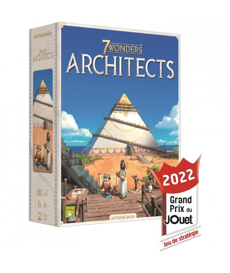 Asmodee - 7 Wonders : Architects - Age: 8+ - Nombre de joueurs: 2-7 - Mixte - 25 minutes