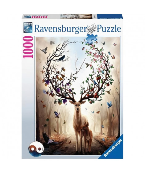 Puzzle Classique Adultes - Ravensburger - Cerf fantastique - 1000 pieces - 70x50cm