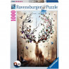 Puzzle Classique Adultes - Ravensburger - Cerf fantastique - 1000 pieces - 70x50cm