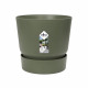 ELHO Pot de fleurs rond Greenville 25 - Extérieur - Ø 24,48 x H 23,31 cm - Vert feuille