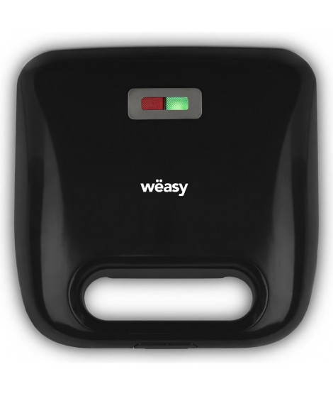 Appareil a croque-monsieur 4 en 1 WEASY JOY600 - 4 plaques interchangeables - 750W - Revetement anti-adhésif