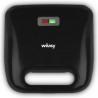 Appareil a croque-monsieur 4 en 1 WEASY JOY600 - 4 plaques interchangeables - 750W - Revetement anti-adhésif