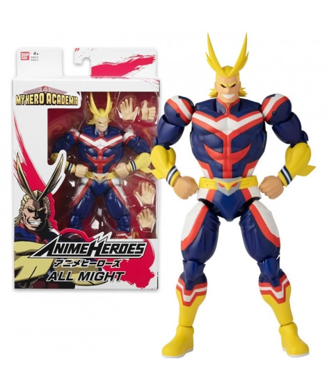 Figurine Anime Heroes 17 cm All Might - My Hero Academia - BANDAI