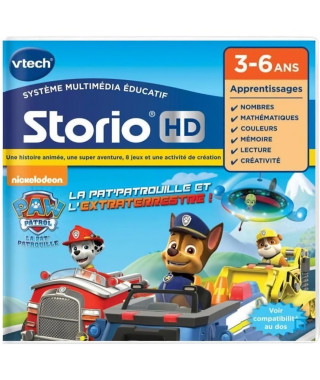 VTECH - Jeu Éducatif Storio - Pat' Patrouille