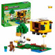 LEGO Minecraft 21241 La Cabane Abeille, Jouet, Ferme avec Maison, Zombie et Figurines Animaux