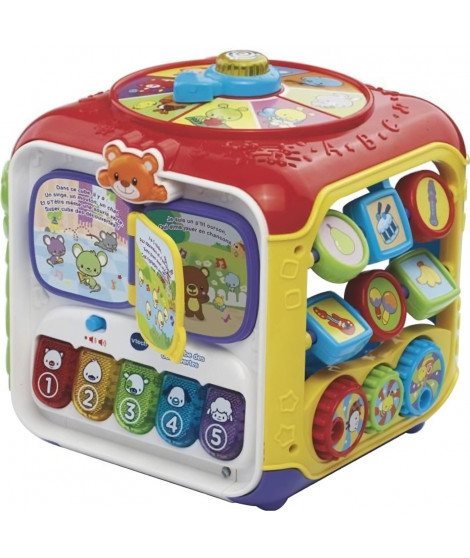 Cube des découvertes interactif VTECH BABY - Multicolore - 10 mélodies et 4 chansons - Mixte - 9 mois et plus