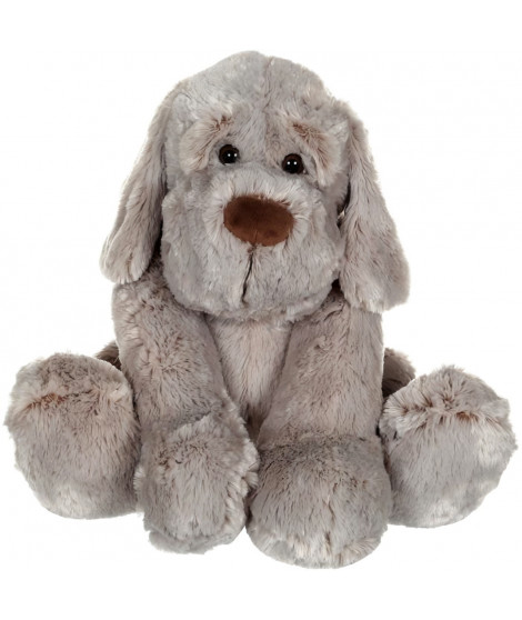 Peluche - Gipsy Toys - Chien flatoutou - Gris