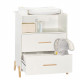 Commode a langer en bois blanc