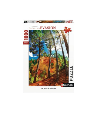 Puzzle 1000 pieces - Les ocres de Roussillon - Nathan - Adulte - Mixte - Paysage et nature