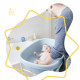 Badabulle Baignoire pour Bébé Baleine, Made in Europe, Peut contenir un hamac ou un fauteuil de bain, Des la naissance a 24 mois