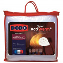 DODO Couette tres chaude 450g/m² SUPER ACTIWARM 200x200 cm blanc