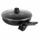 SITRAM Sauteuse 28cm tous feux dont induction noir + pince