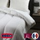 DODO Couette tres chaude 450g/m² SUPER ACTIWARM 200x200 cm blanc