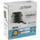 SITRAM Set 3 casseroles 16/18/20cm tous feux dont induction + pince