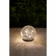 Sphere solaire GALIX - Effet verre brisé - Ø 10 cm - 15 LED blanches