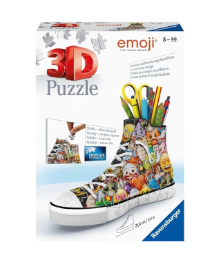 Pot a crayons Sneaker Emoji Puzzle 3D Ravensburger pour enfant des 8 ans