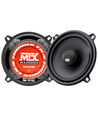 MTX TX450C Haut-parleurs voiture Coaxiaux 2 voies 13cm 70W RMS 4O membrane pulpe célulose