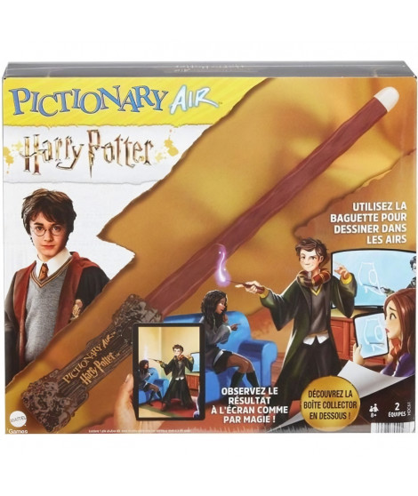 Mattel Games - Pictionary Air Harry Potter - Jeu d'ambiance et de dessin pour toute la famille - Des 8 ans