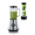 SEVERIN SM3737 Blender classique avec extracteur de nutriments Mix&Go - Inox