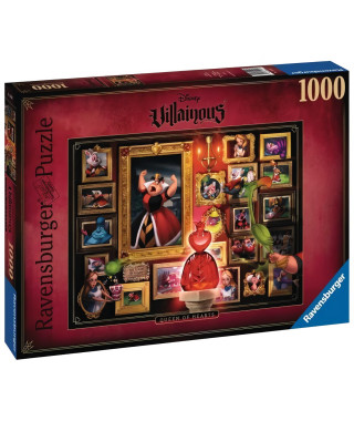 Puzzle 1000 pieces La Reine de coeur (Collection Disney Villainous) - Adultes, enfants, des 10 ans - 15026 - Ravensburger