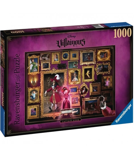 Puzzle 1000 pieces Capitaine Crochet - Collection Disney Villainous - Ravensburger