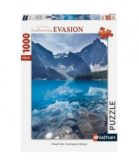 Puzzle paysage et nature - Nathan - Massif des montagnes bleues - 1000 pieces - Mixte