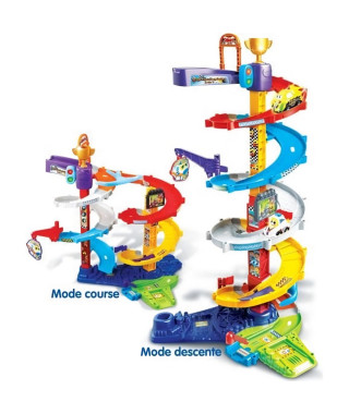 VTECH - Tut Tut Bolides - Méga Circuit Spirales 2 en 1 (+ Titouan, Fou du Volant)